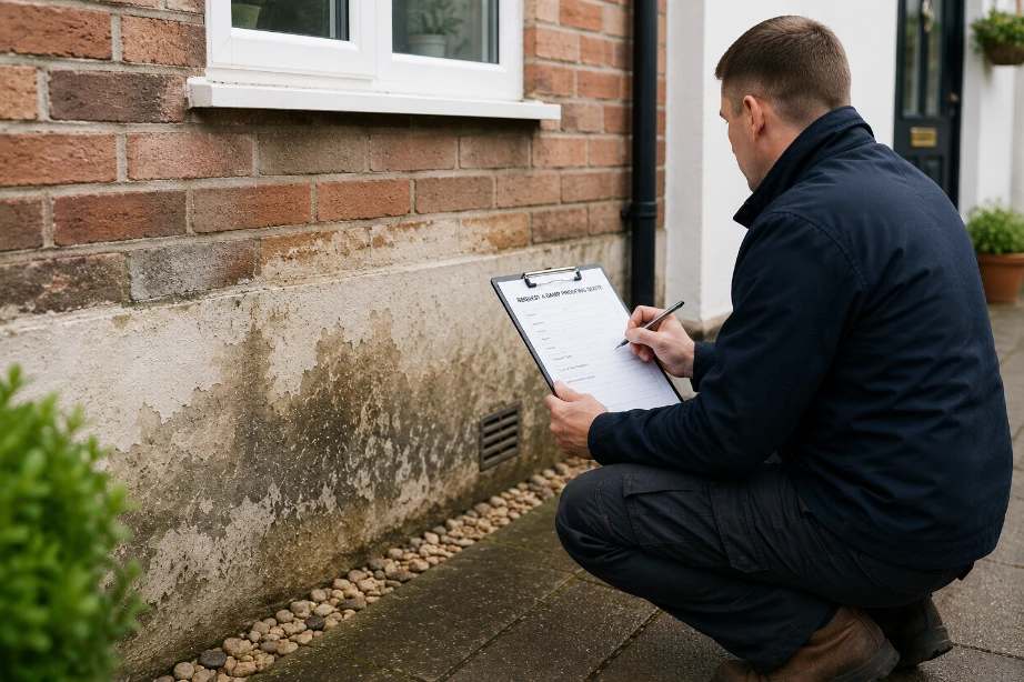 Request a damp proofing quote